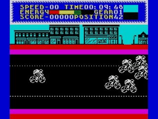 Milk Race screenshot 3 for ZX Spectrum